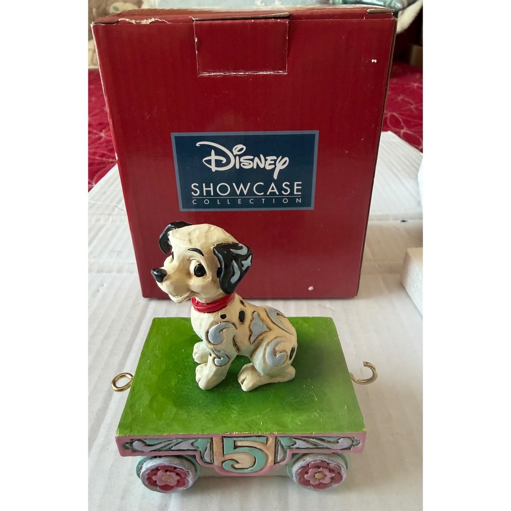Disney Showcase Jim Shore Lucky Age 5 Dalmatian Figurine Enesco Traditions Boxed